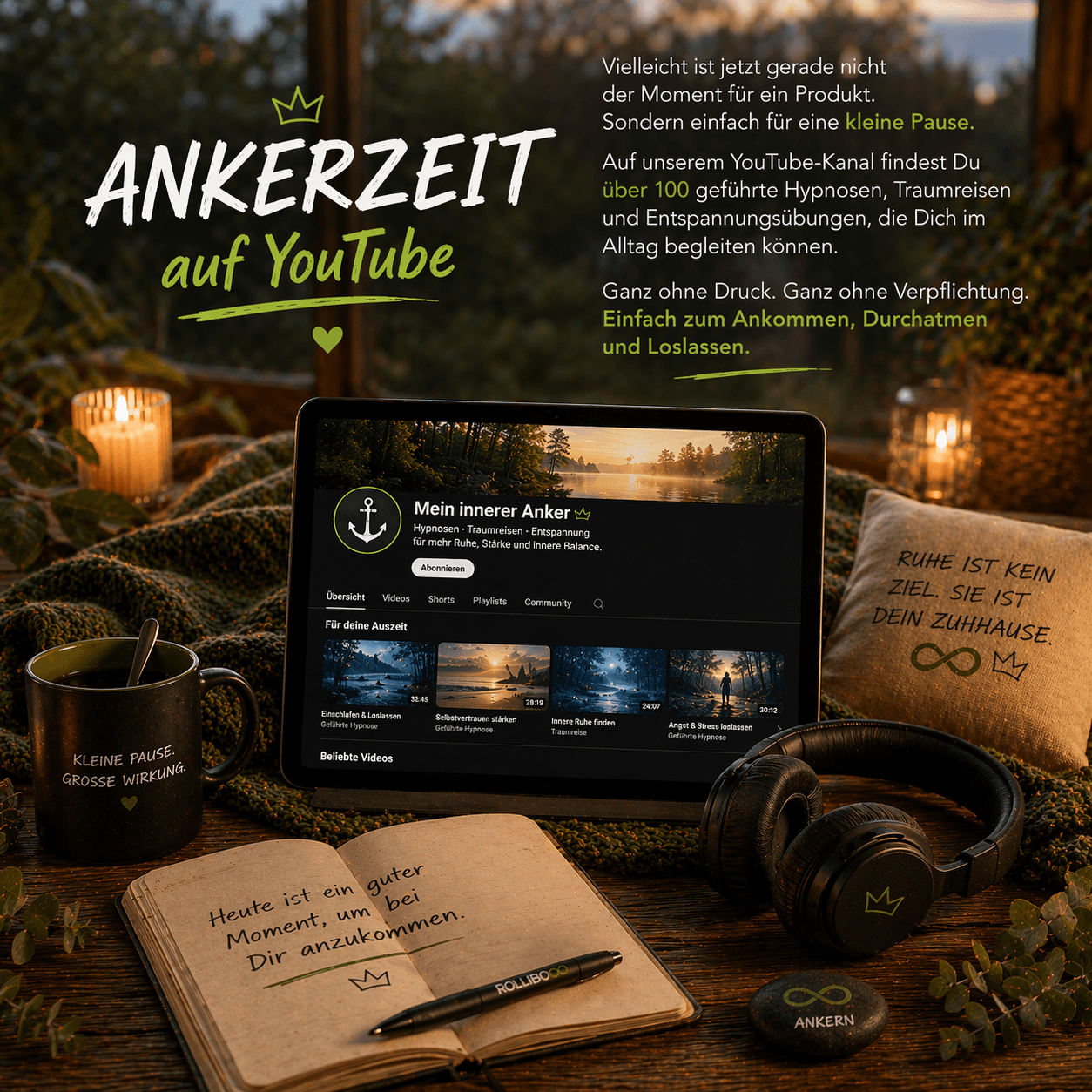 Ruhe finden mit Ankerzeit